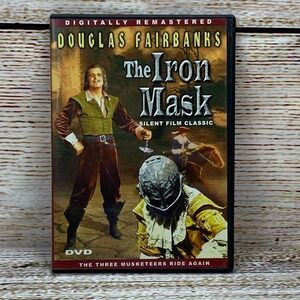 The Iron Mask [1929 DVD] Douglas Fairbanks Digitally Remastered Silent‎ Film
